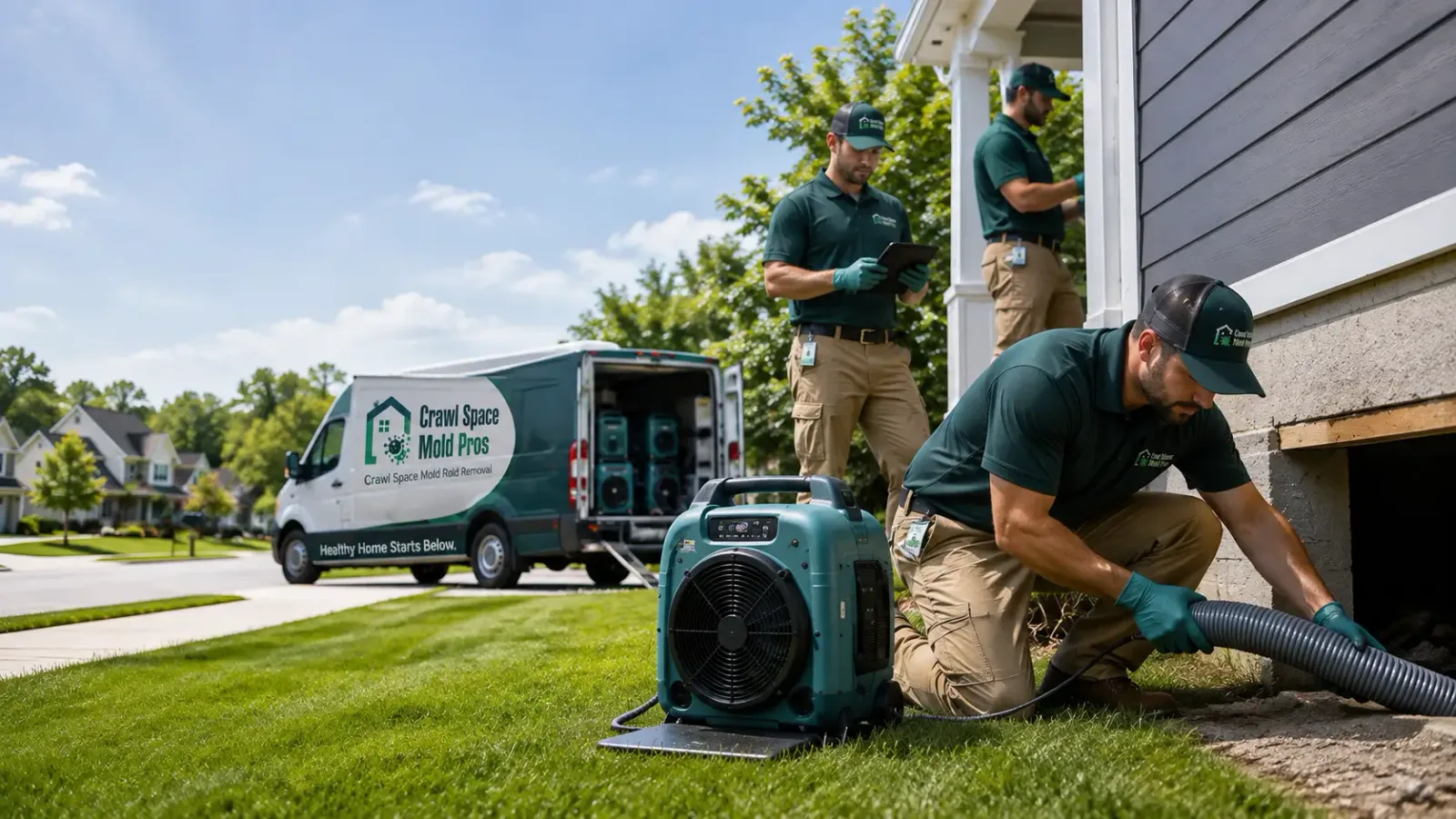 Crawl Space Mold Removal in West Unity, OH